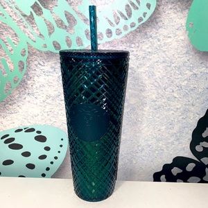 Starbucks cup green jeweled